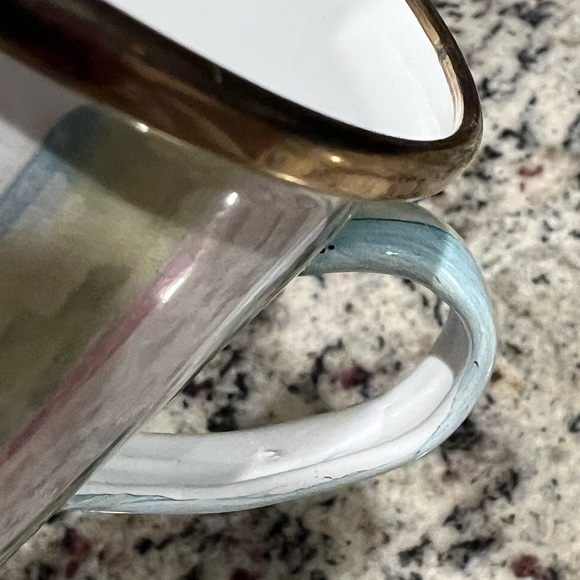 Mackenzie-Childs Enamel Frog Metal Cup. Vintage from before 2000. - Picture 9 of 11